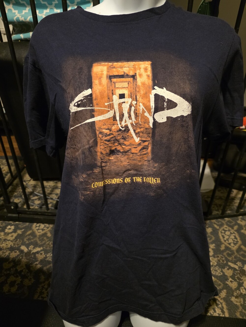 Staind Men's T-shirt Size M Band Merch Blue
